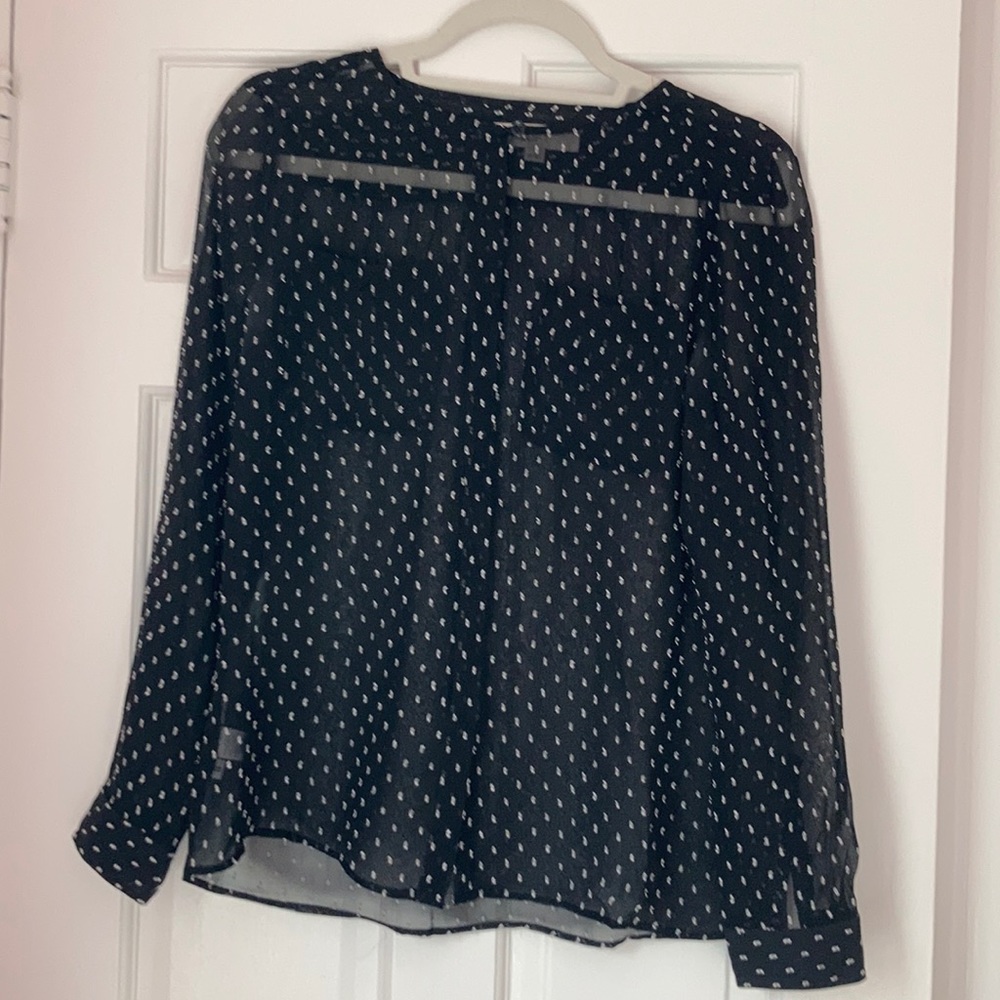 Sheer Black Blouse
